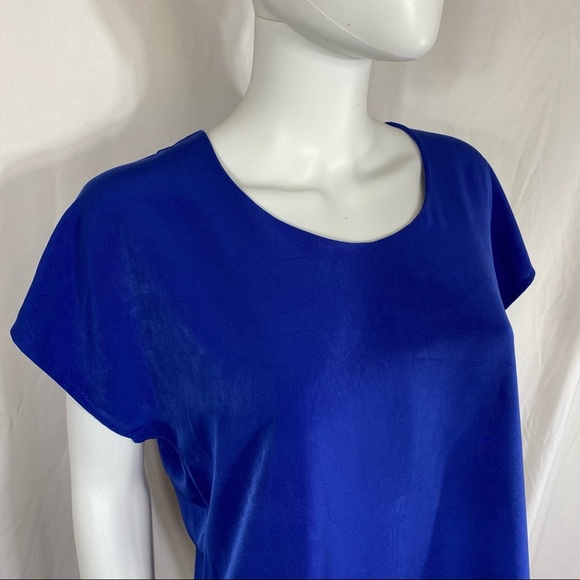 Sea Suns Vintage 3pc. Cobalt Blue Woman’s Pant Set *Petite* - Picture 5 of 16